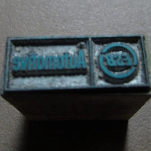Wooden ESB Automotive Printing Block for Magazine Advertisement - Picture 1 of 2
