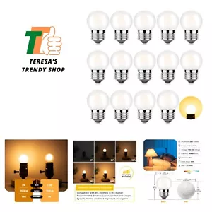 Dimmable LED 3W Small Light Bulb, 25w Equivalent E26 Standard Screw Base, G40... - Picture 1 of 6
