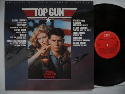 soundtrack LP TOP GUN 1986 Holland Near Mint   BERLIN CHEAP TRICK KENNY LOGGINS - Image 1 of 3