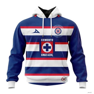 LIGA MX Cruz Azul Personalized 2025 Goalkeeper Away Kits Hoodie Gift Xmas - Picture 1 of 11