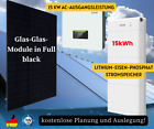 15 kwp Hybrid photovoltaikanlage komplettpaket mit speicher 15kwh Solaranlage