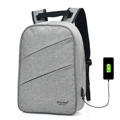 Mochila para Viaje Escolar Trabajo, Puerto de Carga USB Accesible Compatible con Laptop Foto 1 de 4