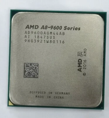 AMD A8-9600 APU Socket AM4 AD9600AGM44AB 65W Good Work Desktop Processor - Image 1 of 2