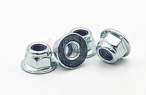 Tamiya (Truck/TT01/TT02) 4mm Flange Lock Nut x4 (Wheel Nuts) 9805557/19805557 - Picture 1 of 7