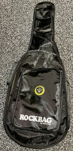 Rockbag by Warwick Gig Bag Guitar Soft DURABLE Carrying Case Black Backpack VGC - Picture 1 of 5
