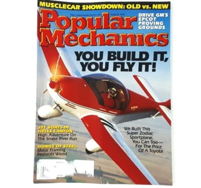 Popular Mechanics Magazine August 1997 Zodiac Sport Plane Jet Boats Hells Canyon - Image 1 of 4