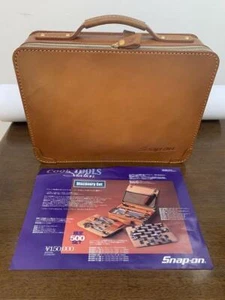 Snap-on Leather Case Tool Set Leather Back Rare Limited Edition Collection - Picture 1 of 10