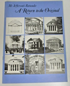 Mr Jefferson's Rotunda: A Return To The Original, by Elizabeth Wilkerson - 1976 - Picture 1 of 3