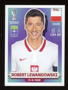 2022 Fifa World Cup Panini Sticker Qatar ROBERT LEWANDOWSKI Poland POL17 - Bild 1 von 1