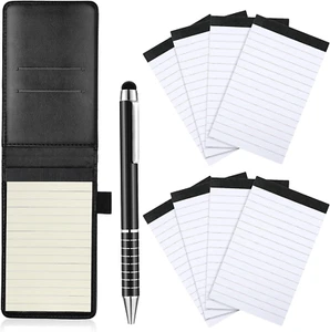 Outus 10 Pcs Pocket Notebook with Pen Set Included Mini Pocket Notepad Holder wi - Picture 1 of 12