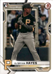 2021 Bowman #66 Ke'Bryan Hayes RC Rookie Card PIRATES - Picture 1 of 2