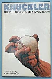 1970  Baseball Phil Niekro Biography Hard Cover DJ  Illust. 1st Edition 284p - Picture 1 of 7