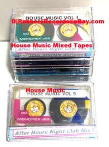 House Music Mix Tape Cassette Volume 1 To 5 - Picture 1 of 4