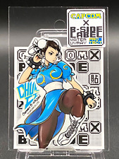 CAPCOM × B-Side Label Sticker STREET FIGHTER Chun-Li (B) Japan Limited Edition