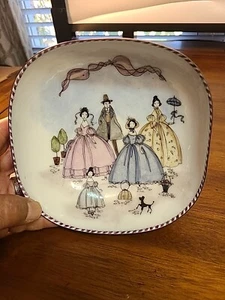 Steinbock Enamel Over Brass Hand Painted Bowl/Trinket Dish Austria - Picture 1 of 14