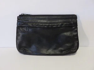 Antonia Designs 11x7" schwarze Clutch Echtleder Handtasche - Bild 1 von 4