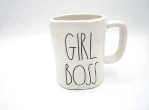 Rae Dunn Girl Boss White Coffee Mug 14 oz Artisan Collection (260) - Picture 1 of 4