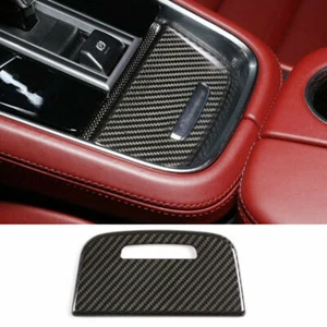 Carbon Fiber Console Panel Trim Shift Cover Fit for Porsche Panamera 2017-2021 - Picture 1 of 6