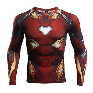 Avengers Infinity War Iron Man Tony Stark T shirt Tee Cosplay Fitness Male Daily - Picture 1 of 7
