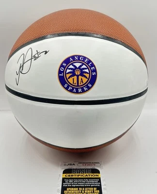 Rickea Jackson Signed Los Angeles Sparks Basketball Autographed JSA COA - Image 1 of 3