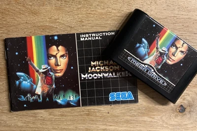 SEGA Mega Drive Michael Jackson's Moonwalker inkl. Anleitung ohne OVP - Bild 1 von 4