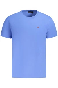 NAPAPIJRI Elegantes Herren Kurzarmshirt Blau mit Stickerei – Regular Fit - Bild 1 von 2