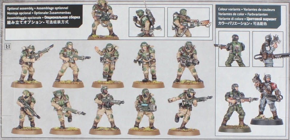 Warhammer 40k Astra Militarum Cadian Shock Troops (10) NUEVO SIN CAJA Foto 1 de 1