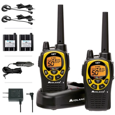 Midland GXT1030VP4 Paquete de 2 radios bidireccionales GMRS 50 canales de largo alcance, nuevas, selladas Foto 1 de 4