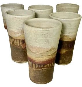 Wild Rabbit Keramik 6 Steinzeug Handarbeit Becher Erdton Berg Cabincore - Bild 1 von 10