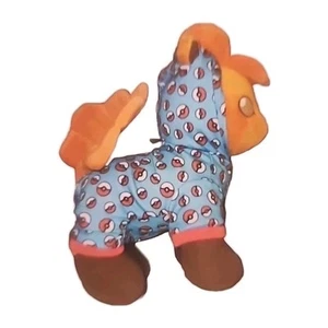 2017 Pokemon Vulpix Plush Build A Bear Exclusive BAB Pokeball Shirt Sleeper - Picture 1 of 9