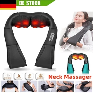 Shiatsu Back Neck and Shoulder Massager with Heat Deep Tissue 3D Kneading Pillow - Bild 1 von 12
