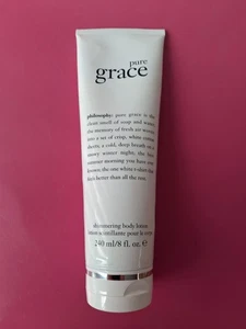 NUOVO E SIGILLATO Philosophy PURE GRACE lozione corpo scintillante 8 fl oz 240 ML - Foto 1 di 7