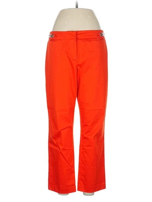 7th Avenue Design Studio New York & Company Women Orange Casual Pants 8 - Image 1 of 4