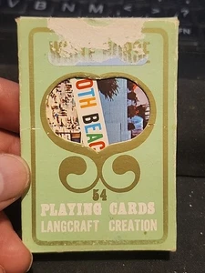 Rare Blue Jumbo Faces Deck – Potawatomi Casino Gemaco Playing Cards WI - Foto 1 di 6