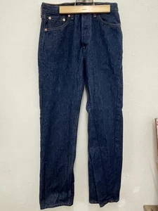 Jeans Vintage Levi's 501 XX Lavado Oscuro Etiqueta EE. UU. 29x32 Excelente Estado - Imagen 1 de 8