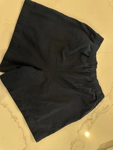 Pantalones Cortos Relajados Uniqlo Lino Algodón Mujer Talla PEQUEÑA Azul - Imagen 1 de 8