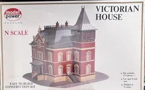 MODEL power, N scale, Victorian house, #1526, NIB - Picture 1 of 2