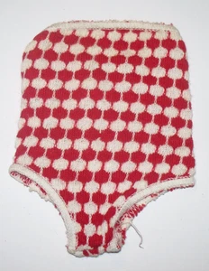 TRAJE DE BAÑO VINTAGE BETSY MCCALL MUÑECA GRANDE TALLA ROJO BLANCO - Imagen 1 de 3
