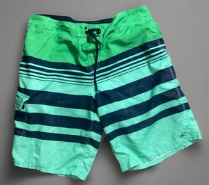 O’Neill Herren grün/schwarz Boardshorts Badehose Tasche Klettverschluss Gr. 38 - Bild 1 von 15