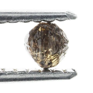 Octahedron Natural Loose 3.55X2.83X2.81MM Light brown 0.36 carat  Rough Diamond - Picture 1 of 2