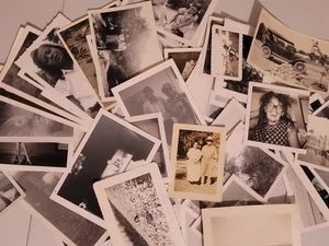 Found Photo Lot 100+ Black & White Snapshot VTG People Places Things Vernacular - Picture 1 of 19