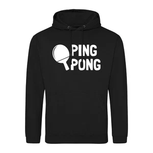Unisex Hoodie Ping Pong Tischtennis Geschenkidee Ping Pong Geschenk Präsent Mitb - Picture 1 of 21