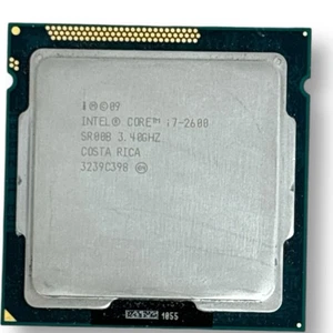 Intel Core i7-2600 CPU 4 cores Socket LGA1155 SR00B 3.4 GHz 3400 MHz Processor - Picture 1 of 4