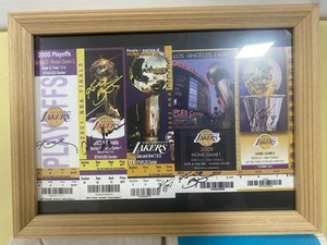 Must Have! Neu & gerahmt Kobe Bryant 5 mal NBA Finale Custom Commemorative Ticket - Bild 1 von 4