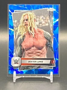 2025 Topps Chrome Sapphire WWE Dexter Lumis #40 Sapphire Monday Night Raw - Picture 1 of 3