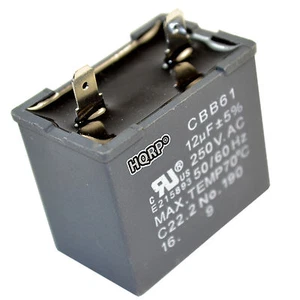 12uf 250VAC Motor Capacitor for GE General Electric Refrigerators, WR62X79 - Picture 1 of 10