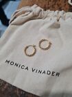 Monica Vinader Nura Teardrop Small Hoop Earrings Rrp 98