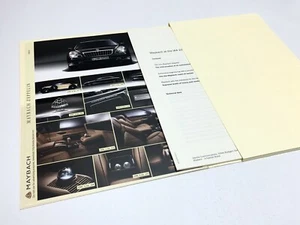 Kit de información de prensa de medios Maybach Zeppelin 2009 Frankfurt IAA folleto - Imagen 1 de 2