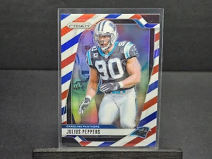 2024 Panini Prizm JULIUS PEPPERS RED WHITE BLUE #43 Carolina Panthers - Picture 1 of 1