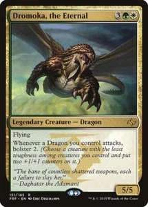 MTG RARE REGULAR FRF: FATE REFORGED - LP- DROMOKA, THE ETERNAL 151/185 - Picture 1 of 1